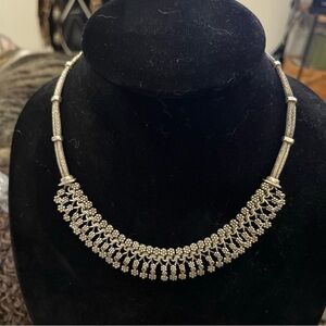 Vintage Lois Hill 925 sterling silver chain necklace. Rare 2003